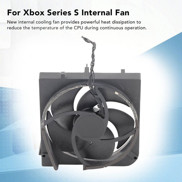 VGEBY Interner Ersatzlüfter für Xbox Series S, 4-Pin-Stromanschluss, Schwarz - Bild 1