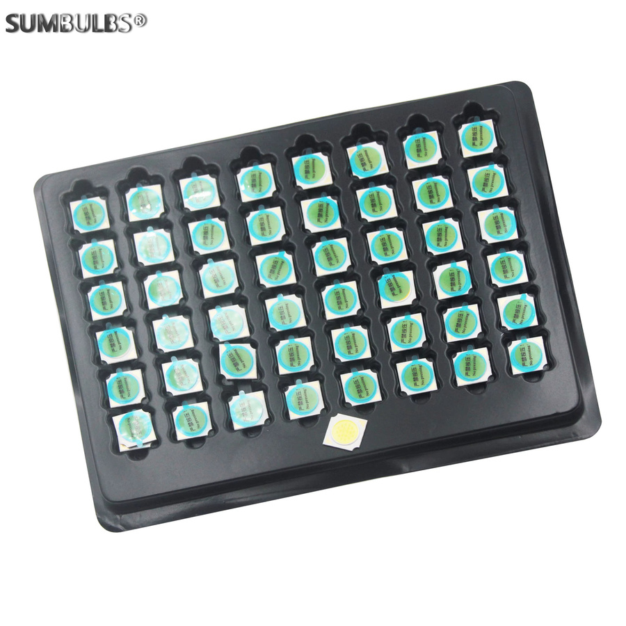 Sumbulbs LED COB Lichtquelle mit Epistar Chips für Scheinwerfer und Innenlampen, 14 x 14 mm, erhältlich in 3W, 5W, 7W, 10W und 12W in Kaltweiß, Warmweiß oder Naturweiß - Bild 2