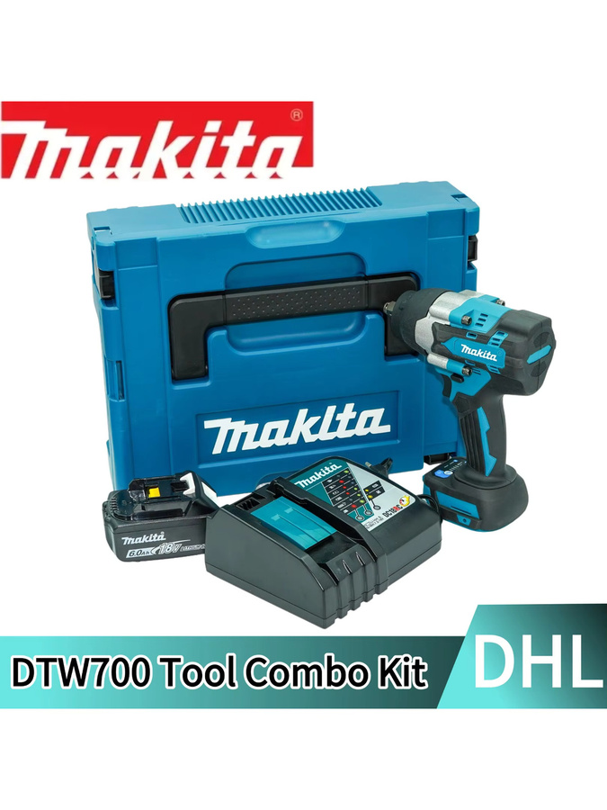 Makita DTW700 Bürstenloser Akku-Schlagschrauber mit 1000 Nm Drehmoment und 1/2 Zoll Aufnahme für 18V LXT Akkus - Bild 7