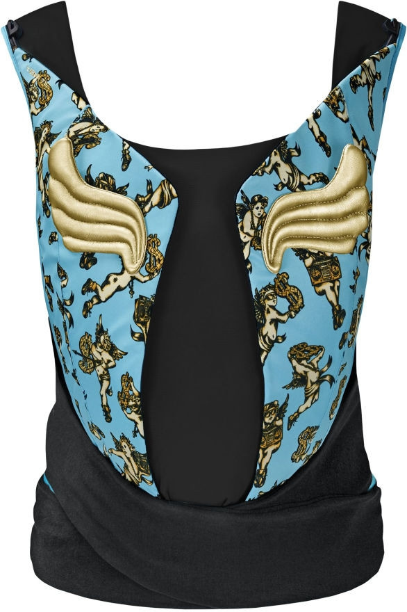 Cybex Platinum YEMA TIE Cherubs Hybrid Kinderwagen Jeremy Scott Edition in Blue und Black - Bild 1