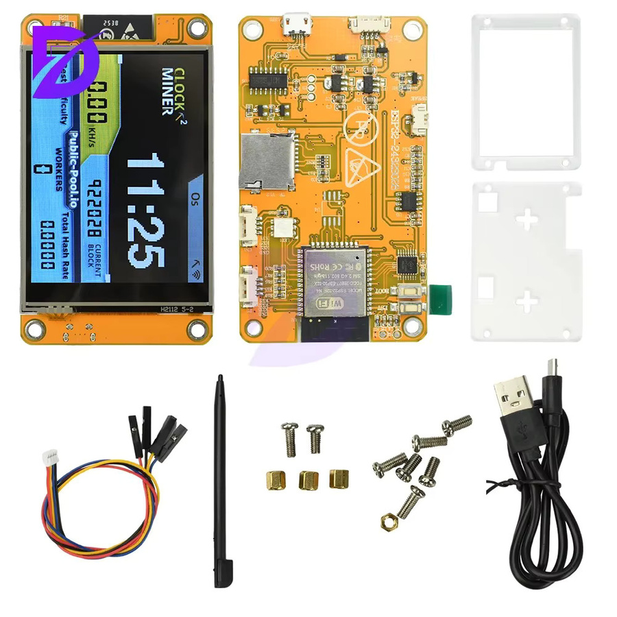diymore ESP32-2432S028 Entwicklungsboard mit 2,8 Zoll OLED-Display und Micro-USB Anschluss - Bild 2