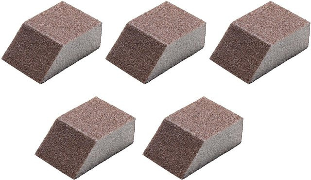 CosyHome Schmirgel Schwammbürsten Set, 5 Stück, grau, multifunktional zur Reinigung und zum Entkalken von Töpfen - Bild 1
