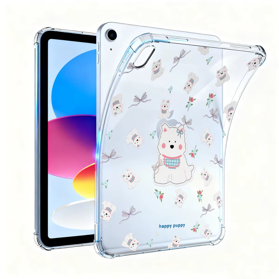Transparente Silikon-Cartoon-Schutzhülle für Apple iPad Modelle in verschiedenen Generationen - Bild 6