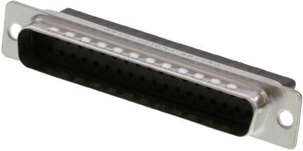 Molex D-SUB Steckverbinder 37-polig in Schwarz und Silber (1727040005) - Bild 1
