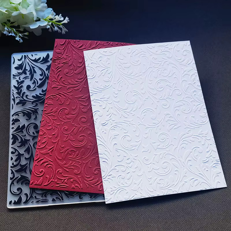 Geprägter Ordner mit elegantem Muster-Rückwand-Design als Bastelmaterial für dein DIY-Sammelalbum - Bild 3