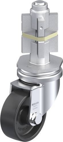 Blickle LRA-POA 50G-E05 Lenkrolle mit Rad-Durchmesser 50 mm und einer Tragfähigkeit von 75 kg in Schwarz und Grau - Bild 1