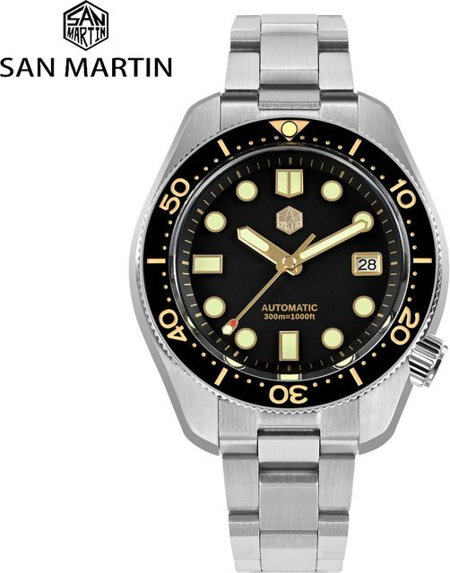 San Martin Design Taucheruhr, Automatik, Edelstahl, 44 mm, Herren - Bild 1