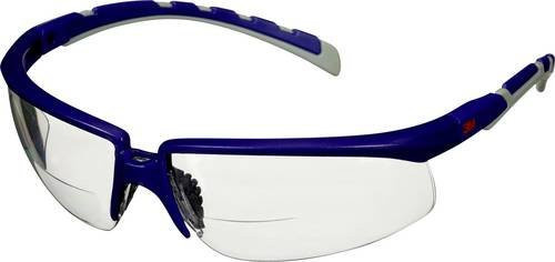 3M S2015AF-BLU Schutzbrille mit Antibeschlag-Schutz und Antikratz-Schutz in Blau und Grau nach EN 166 DIN 166 - Bild 1