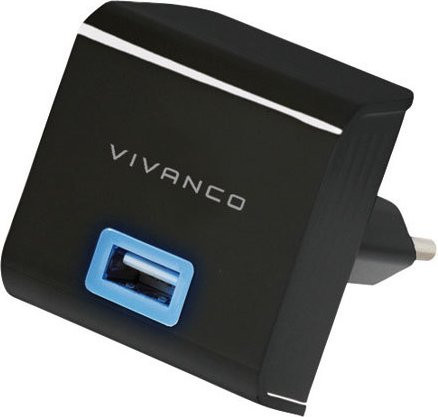 Vivanco Netzladegerät mit Micro USB Kabel in Schwarz - Bild 1