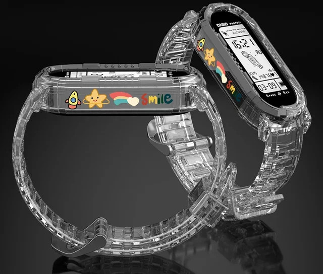 Uhrenarmband Xiaomi Mi Band 7, Kunststoff, Weiß, Unisex - Bild 1
