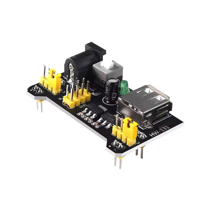AOKIN MB102 Stromversorgungsmodul für Arduino Board, 3,3 V/5 V, Schwarz - Bild 2