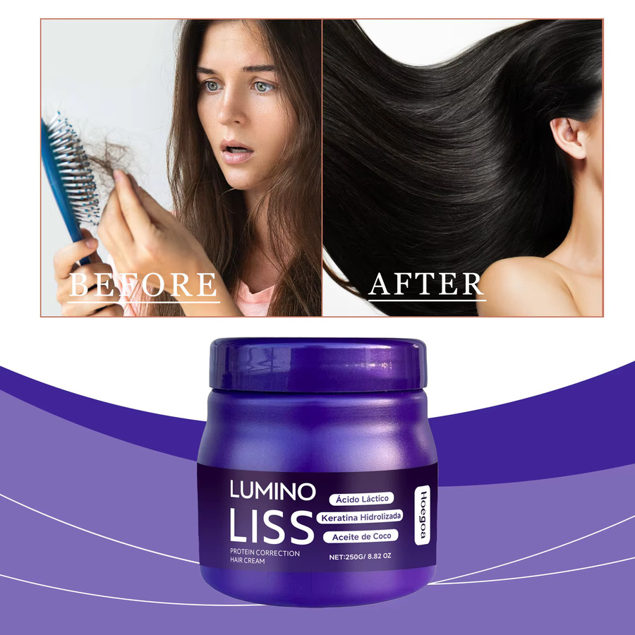 eelhoe Keratin-Haarglättungsmaske, 250 g, für trockenes und strapaziertes Haar - Bild 3
