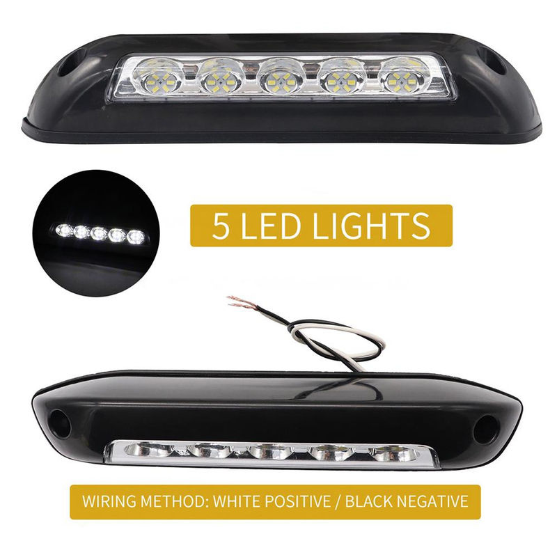 TOMTOP JMS LED Markisenbeleuchtung für Wohnmobil und Wohnwagen, 12V wasserdichte LED Lichtleiste in Schwarz mit kühlem Weiß, 6000 Lumen - Bild 8