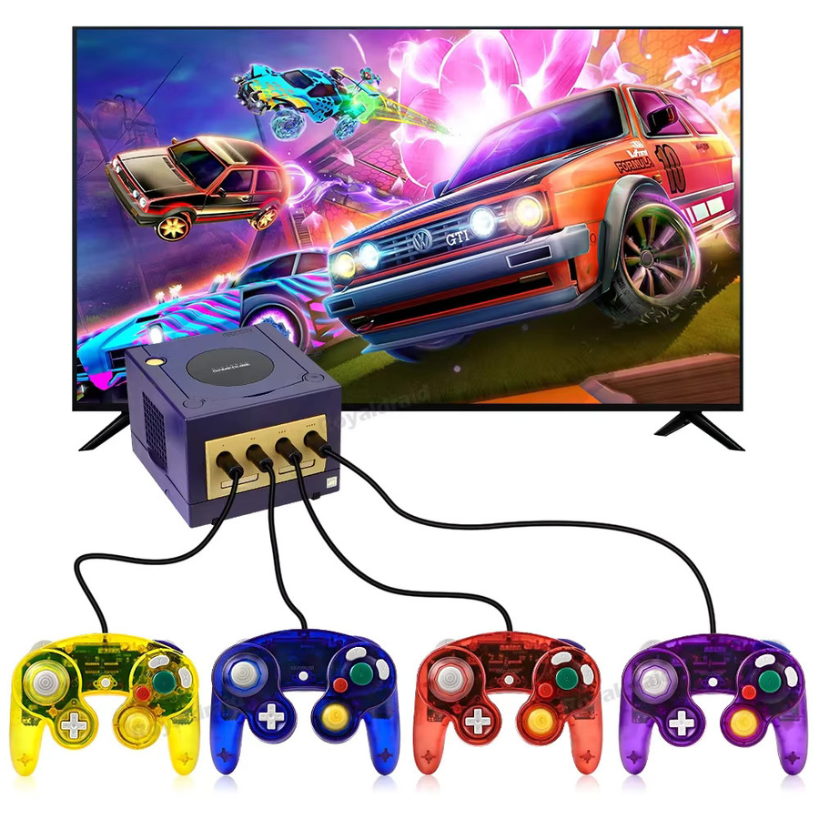 Pogopirate Retro Wired Game Controller für NGC GameCube in Transparent in 8 Farben - Bild 4