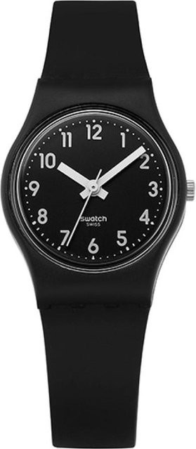 Swatch Armbanduhr Kunststoff, Quarz, Schwarz, Damen - Bild 1