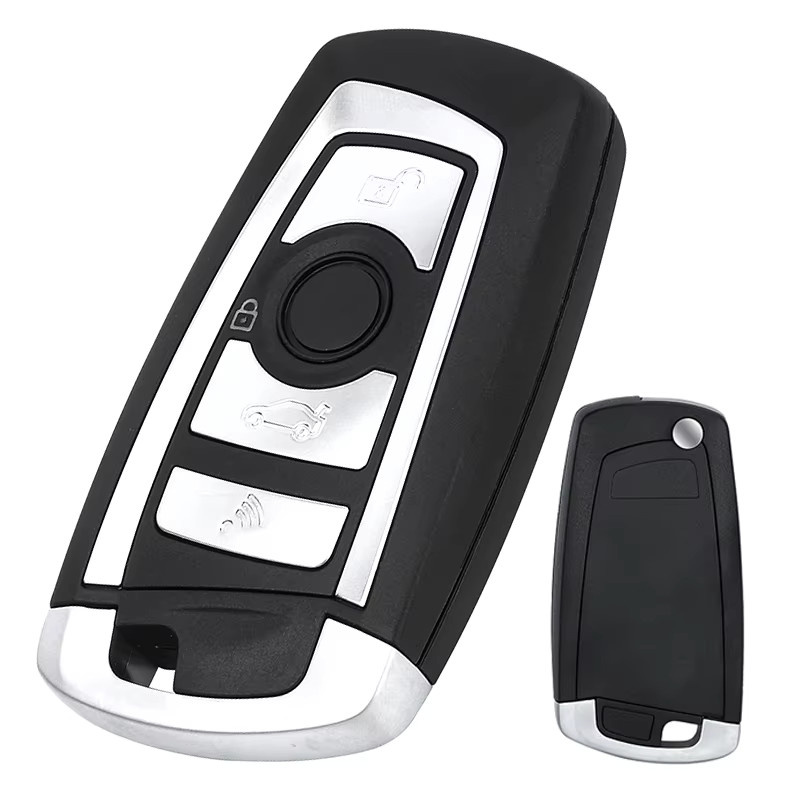 KEYECU Klappbarer Fernschlüssel für BMW 5er Serie E46 E60 E83 E53 E36 E38 E39 mit CAS2 System 315/433/315LP/868MHz ID7944 ID46 Chip in Schwarz - Bild 3