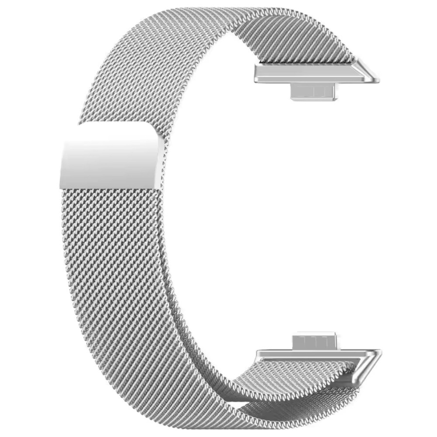 Uhrenarmband Edelstahl, Milanaise, Silber, Huawei Watch Fit 3/Fit 4/Fit 4 Pro - Bild 2