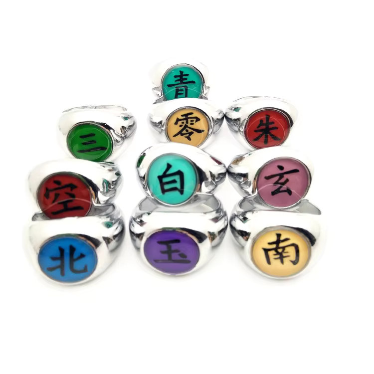 Bandai Naruto Akatsuki Ring, Silber, Unisex - Bild 3
