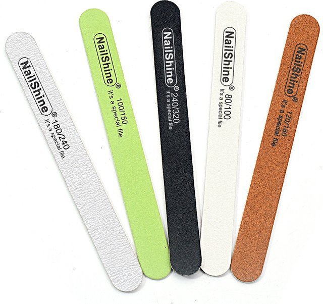 JEARLYU Nagel Feilen, Holz, 10 Stück, Körnung 80-320, Unisex - Bild 1