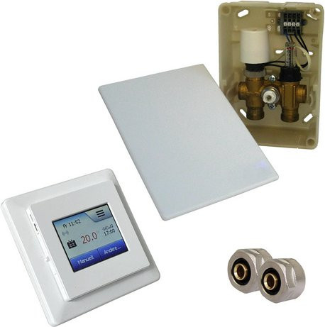 HoWaTech E-Regelbox DRY/TAC/Clamp in Weiß mit Display, B/H/T: 15,6 x 6,4 x 2,11 cm - Bild 1