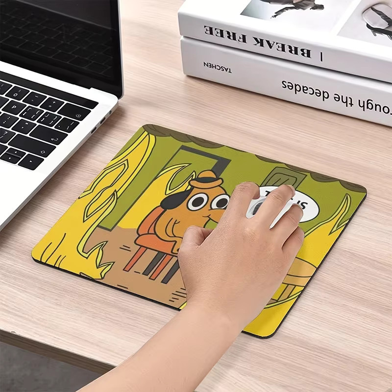 Mairuige Hund Mauspad mit niedlichem Welpen-Design, rutschfestes Gaming-Mauspad aus Gummi, Multicolor - Bild 5