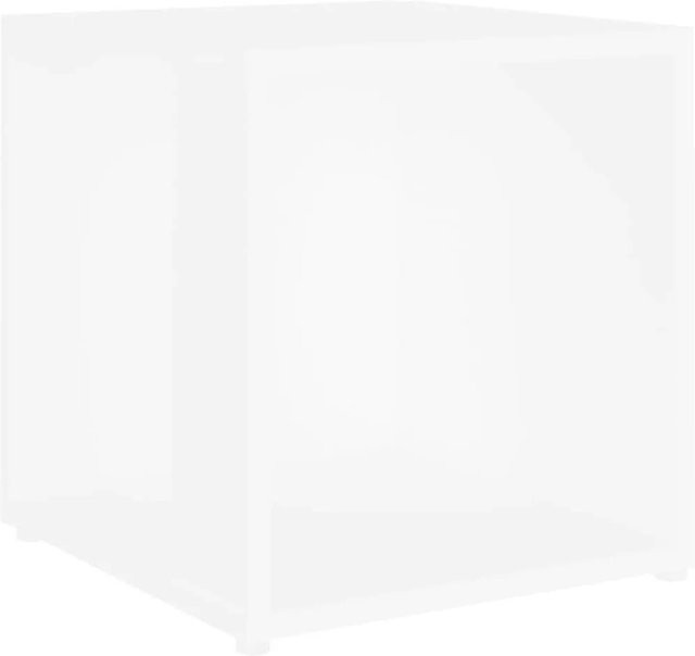 vidaXL Beistelltisch in Weiß aus Holzwerkstoff im rustikalen Design, B/T/H: 33 x 33 x 34,5 cm - Bild 1