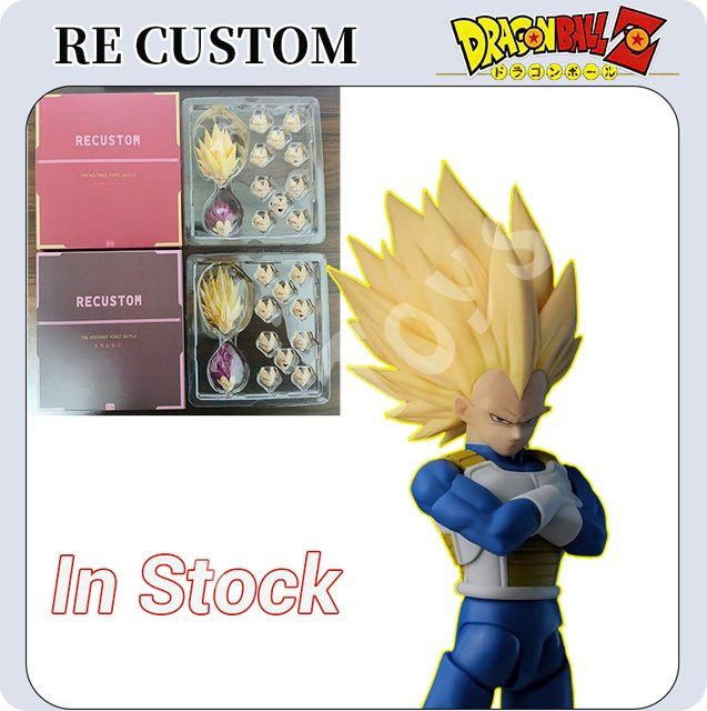 Bandai Dragon Ball SSJ 3 Vegeta Ultra Ego Vegeta RE CUSTOM Kopfzubehör, Actionfigur, Zubehör - Bild 1