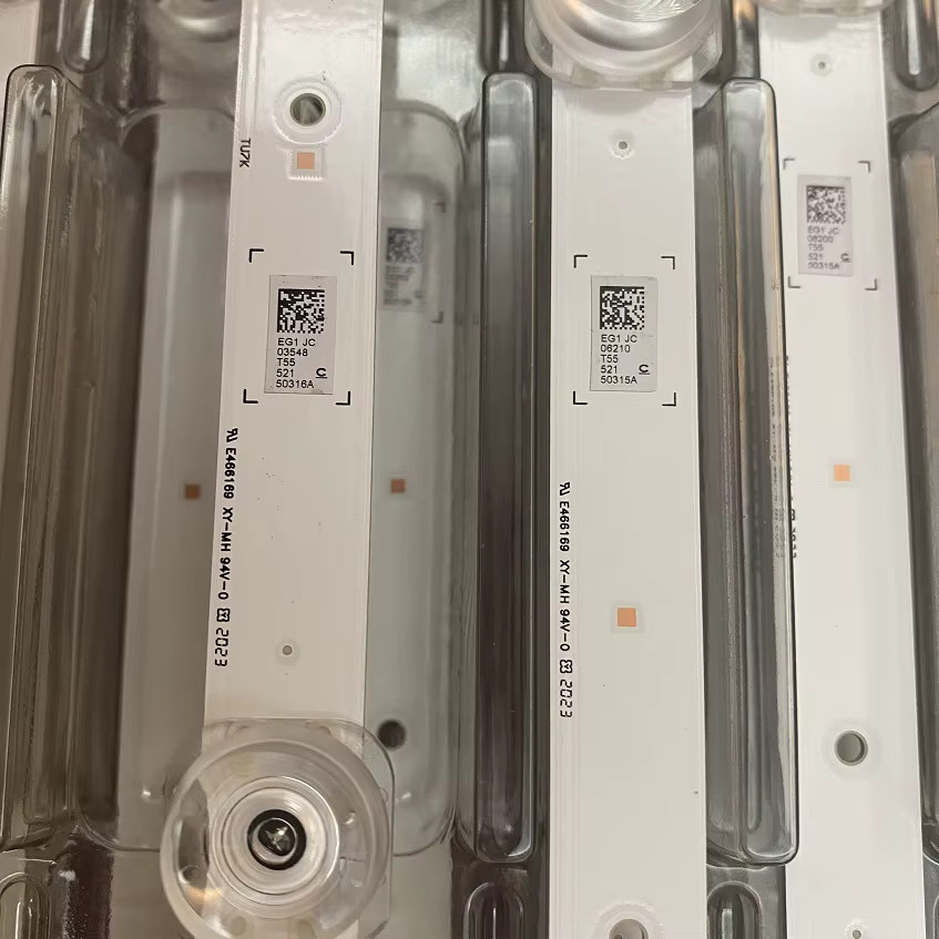 LED-Streifen für Samsung UE55AU7172U, GU55TU8079U, UE55TU7175, GU55TU7079U, GU55TU7079, UE55TU7170U, UN55TU7000, UE55TU7040K, SVC550F53/78, Weiß, SMD-Technologie - Bild 2