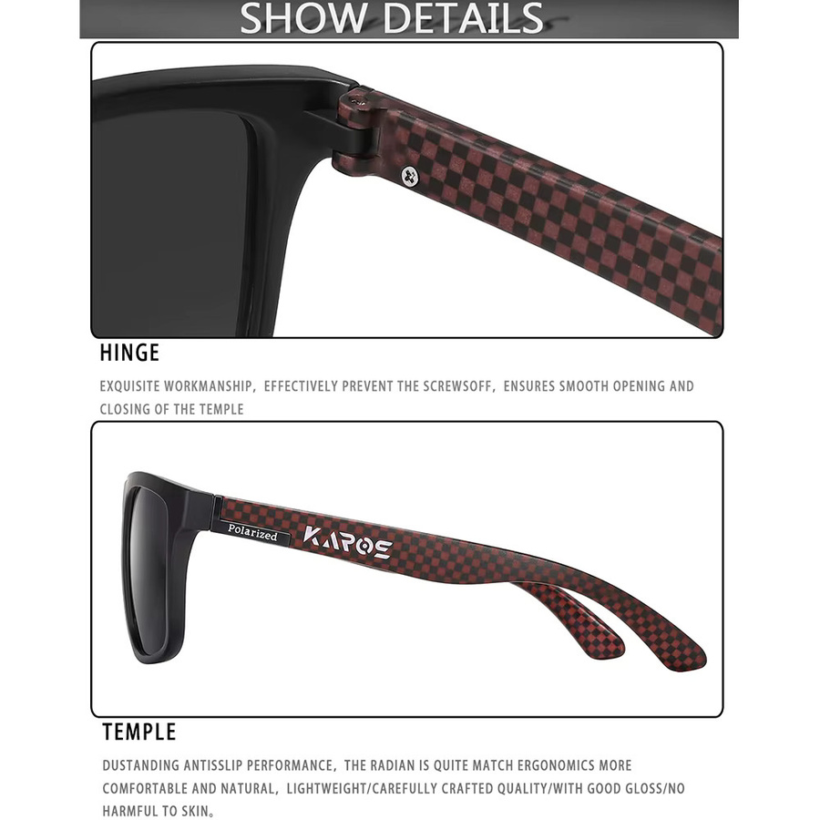 Karos Sonnenbrille, Vollrand, Square, Kunststoff, Mehrfarbig, Unisex, polarisiert - Bild 2