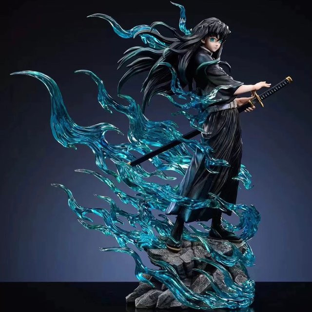 Bandai Demon Slayer Tokitou Muichirou Action Figure, 33cm, Kunststoff - Bild 1