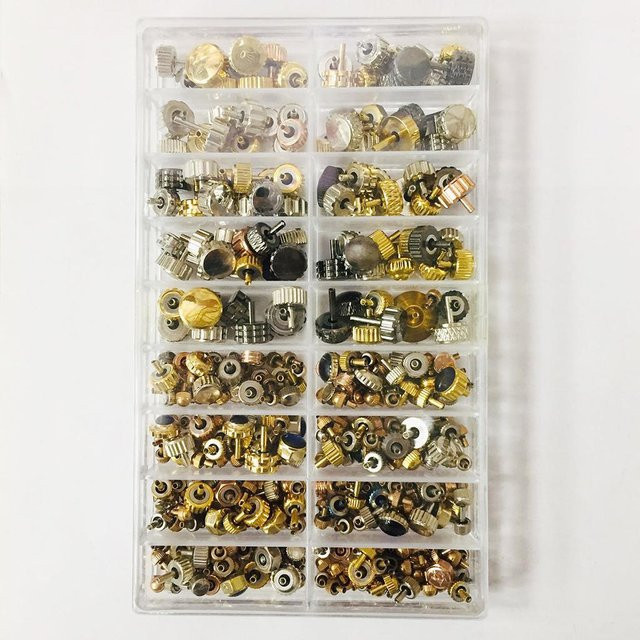 Phenovo Uhrenkronen-Ersatzteile, Silber Bronze Kupfer, Bunt - Bild 1