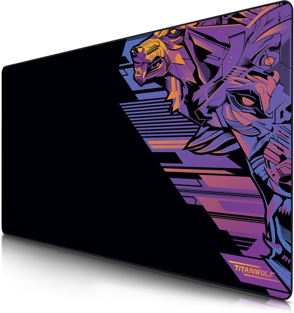 Titanwolf Gaming Mauspad XXXL Speed Mousepad Vector Gradient multicolour B/T: 120 x 60 cm - Bild 1