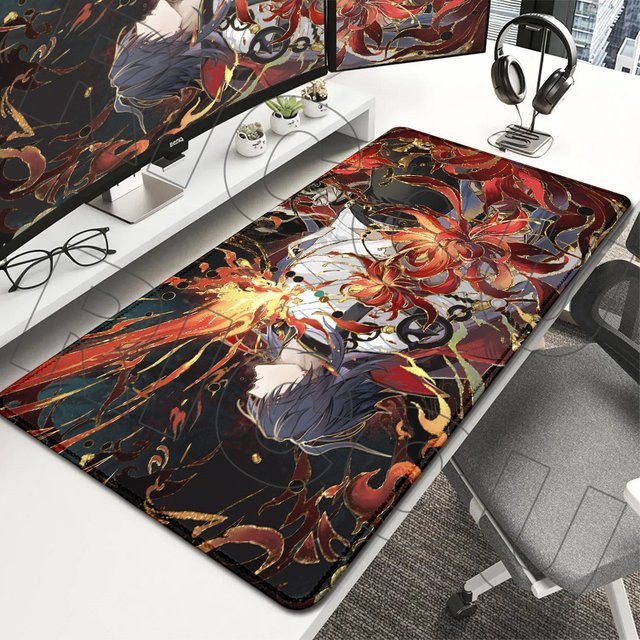 Mortenax XXL Gaming Mauspad Honkai Star Rail HSR Schreibtischunterlage in Multicolour - Bild 1