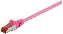 MicroConnect Netzwerkkabel CAT 6 SFTP PiMF RJ-45 auf RJ-45 pink, Länge: 20,0 m - Bild 1