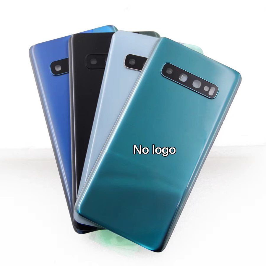 Samsung Akku-Glasrückseite Gehäuse mit Kameralinse für S10 S10+ G975 G970 in Schwarz - Bild 2