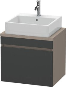 Duravit Waschtischunterschrank DuraStyle in Grau mit 1 Auszug, B/T: 60 x 47,8 cm - Bild 1