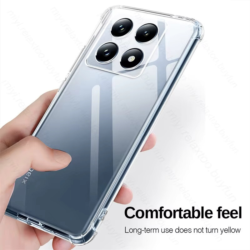 Xiaomi 14T Pro 5G Transparente TPU Schutzhülle - Bild 3