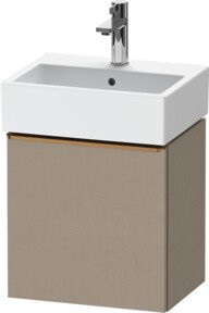 Duravit Waschtischunterschrank D-Neo beige mit 1 Tür, wandmontiert, B/T/H: 43,4 x 32,2 x 44 cm - Bild 1