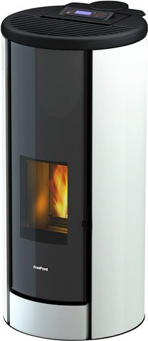 Freepoint Pelletofen Breeze in Weiß mit 9,1 kW Leistung und WLAN-Funktion - Bild 3