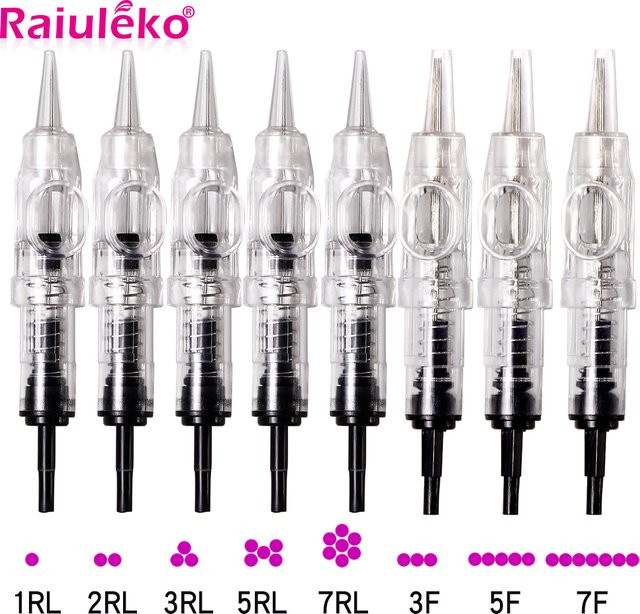 Raiuleko Einweg Tattoo Patrone Nadeln für Permanent Make-up - Bild 1