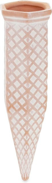 Relaxdays Tonkegel 4er Set aus Keramik in Terrakotta, Wasserdurchlässig, Höhe: 18 cm, Breite: 5,5 cm, Tiefe: 5 cm - Bild 1