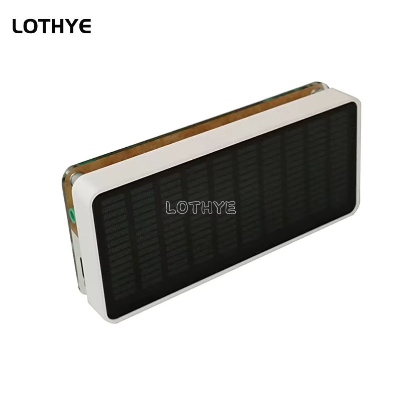 LOTHYE Multimode-LED-Audio-Musikspektrum Anzeige mit Sprachaktivierung und Type-C Anschluss in Weiß-Grün - Bild 4