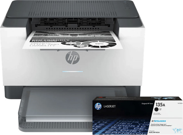 HP LaserJet M209dw Laserdrucker mit einem zusätzlichen schwarzen Toner - Bild 1