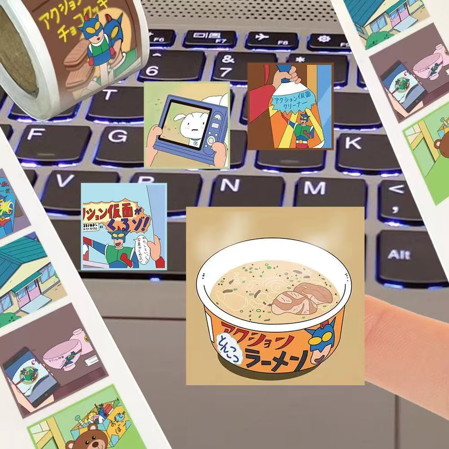 Keeppley Crayon Shin-chan Anime Cartoon Aufkleber, 500-teiliges Set - Bild 4