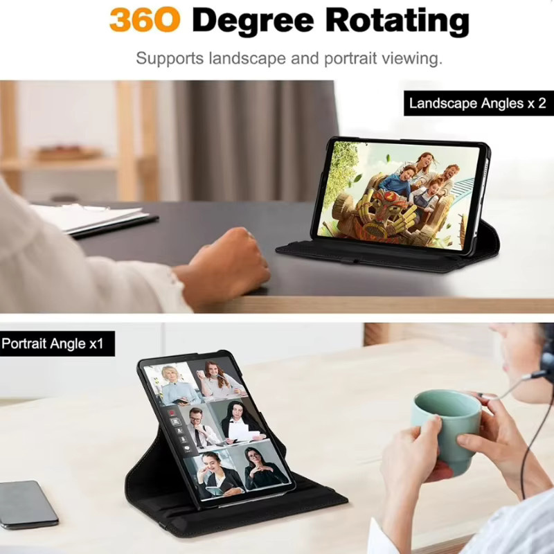 Rotierende Schutzhülle für Lenovo M10 3rd Gen 10,1 Zoll TB-328F und Xiaoxin Pad 2022 in Blau - Bild 3