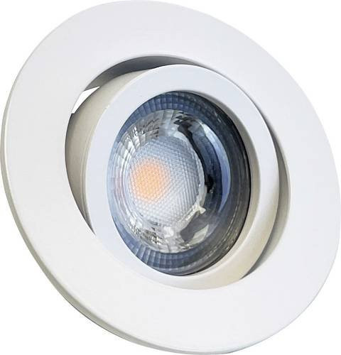 Megatron MT75422 LED-Einbauleuchte in Weiß, dimmbar, 8W, warmweiß - Bild 1