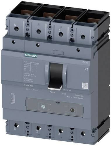 Siemens Leistungsschalter 3VA1450-7FF42-0AA0 in Grau mit Einstellbereich 350 - 500A und einer Schaltspannung von max. 690 V/AC oder 600 V/DC - Bild 1