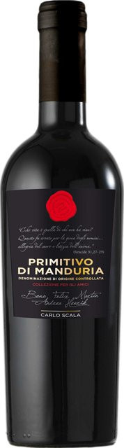 Contri Spumanti Carlo Scala Primitivo, Rotwein, Apulien, 2022, trocken, 0,75 l - Bild 1