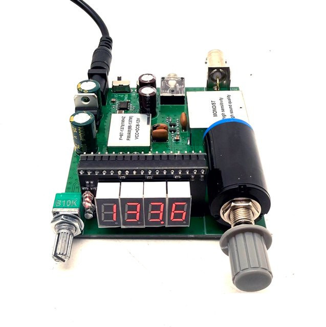 DYKBmetered Luftfahrtband-Empfängerplatine 87-138MHz mit LED-Anzeige für AM/FM-Radio und Flugzeug-Turmruf-Empfang (VHF) - Bild 1