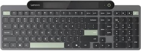 Lenovo Bluetooth Tastatur QWERTZ Deutsch in Schwarz und Grau, wiederaufladbar - Bild 1